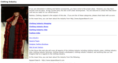 Desktop Screenshot of clothingindustry.org