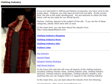 Tablet Screenshot of clothingindustry.org